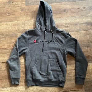 Gray champion mens small hoodie. Great condition.